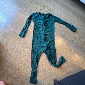 LITTLE SLEEPPIES ZIPPY: emerald green